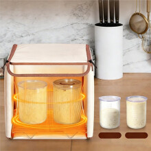 Folding Bread Proofing Box with 50-113 Temp Control & 48H Timer, Dough Proofer with Metal Rack, Sourdough US Plug