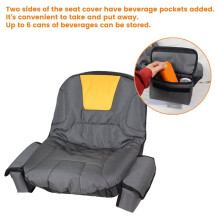 Lawn Tractor Cover with Pocket for , Cub Cadet, ,for Back Heights of 12.5-14Inch