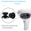 Thumbsticks Replacement for Meta  Quest 2/Pro Quest 3 Controller, Analog Joystick Thumb Sticks Repair Kit Buttons 3