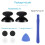 Thumbsticks Replacement for Meta  Quest 2/Pro Quest 3 Controller, Analog Joystick Thumb Sticks Repair Kit Buttons 6