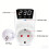 Voltage Protector LED Digital Display Automatic Voltage Protector  16A 230V Adjustable Power Protection EU Plug 6