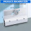 M6053 Frameless Shower Door Top Bracket Roller Assembly, 3/4 in Round Plastic Wheel,  Bearings(2 Pack) 6