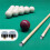 60Pcs Pieces 12 Mm/13 mm Billiard Pool Cue Stick Tips Screw  Tips Ferrules Replacement Billard Pool Accessories 3