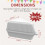 3PcsTriangular Silicone Cake Box, Mille Crepe Box, Sandwich, Reusable, Cake Packaging, Baking & Pastry Packaging Gray 10