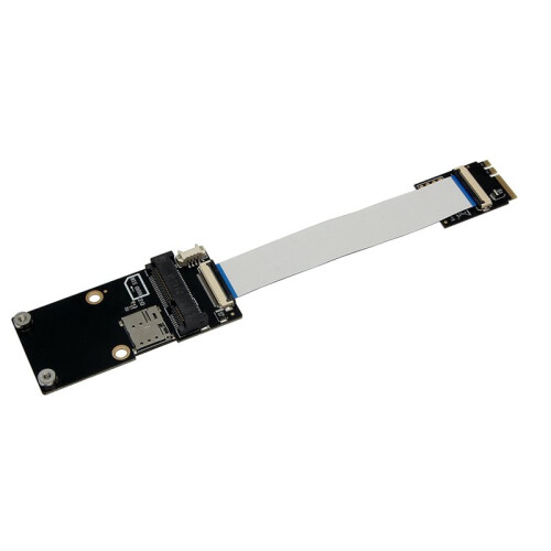 M.2 A-E KEY to PCIe 3G/4G Network Module WiFi Wireless Network Card ...