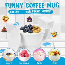 Funny Personality Toilet Ceramic Mug to Send Friends Strange Strange Practical Water Cups Other Gifts