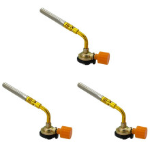 3X Butane Welding Burner Gas Torch Outdoor Camping Barbecue Flame Thrower Portable Welding Equipment