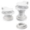 3Pack Replacement Drain Plug for  Coolers, 1 Inch Shaft, Includes Gasket and Drain Cap 6