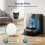 For  Deebot X11 OmniCyclone Vacuum,2 Roller Brush,4 Roller Mop,4 Sponge Filter,4 HEPA Filter,6 Side Brush,2 Tools 5