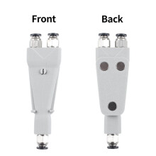 PTFE Y-Shaped Shunt for 3D Printers, Durable Anti-Jam Filament Splitter Prevents Tangling, External Spool Transfer Guide