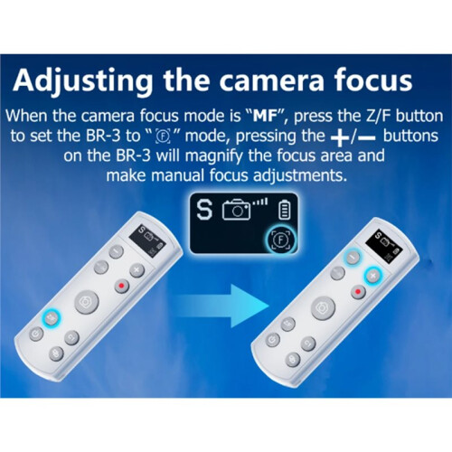 For  Camera Wireless Remote Control Rechargeable Shutter Release with OLED Screen for ZV-E10, A6700, A6400, A9III 2