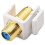 10 Pack RG6  Jack Insert, Coaxial  Jack Insert Gender Changer 4