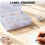 Bead Organizer Box 2 Pack, 60 Small Girds Bead Storage Organizer, Beads Storage Containers with 2 Sheets Label Stickers 4