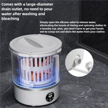 3LMini Washing Machine Portable Clothes Socks Underwear Cleaning Washing Machine Travel Washing Machine with Spin Drying