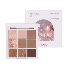 9 Color Nude Eyeshadow Palette Waterproof LongLasting Matte Shimmer Glitter TravelFriendly