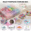 Bead Organizer Box 2 Pack, 60 Small Girds Bead Storage Organizer, Beads Storage Containers with 2 Sheets Label Stickers 6