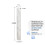 Rectangular-Profile Flat Soapstone Sticks, Includes 40-Refills (USA 1/2" X 3/16" X 5") 1