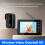 Wireless Video Doorbell Night Vision 4.3in LPS Screen Waterproof Visual Doorbell Camera Home Security Two-Way Intercom 4