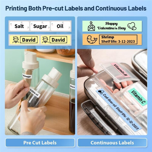 D30 Label Maker Machine,   Label Maker for Office, Inkless Thermal Label Printer Portable Sticker Maker
