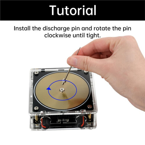 Dual Mode Music Coil Music Box Artificial  Touchable AUX  Input Science Experiments Kit A US Plug 2