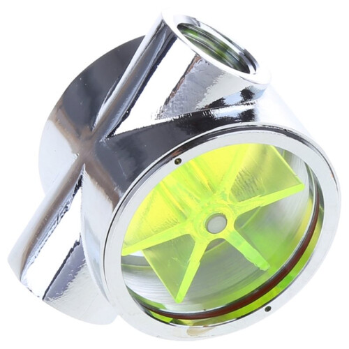 Flow Meter for Plumbing - 1/4" G1/4 Thread, 12.9mm Outer Diameter, Metal Flow Meter