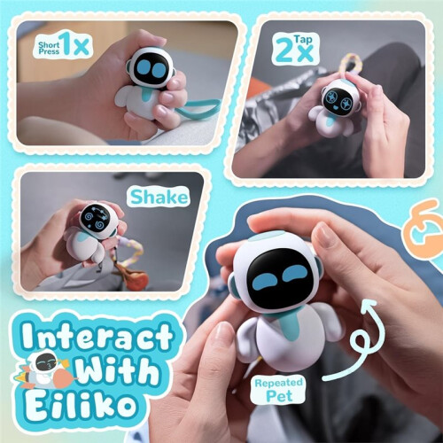 AI Robot Pendant -Sized Pet Robot with Voice Interaction, Pendant,Facial Expression Display 1