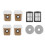 8 Pcs for  X70 / DEM-X70 Sweeping Accessories Mop Filter Dust Bags 4