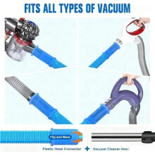 Dryer Vent Cleaner Kit for Most Vacuum Cleaner New Dryer Lint Brush and Vacuum Hose Attachment with Universal Connector