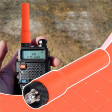 4x Walkie Talkie Mjuk Antenn SF-20 Kort Antenn SMA-F Dual Band VHF UHF för UV-K6 UV-21 UV-17 UV-18Pro Max Radio A