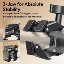 CO78 Super Clamp Magic Arm Kit with Phone Holder 3-Jaw High Stability with 1/4" Cold Shoe Mount for Outdoor Shot