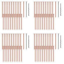 100 Stuks Koperen Spijkers Om Bomen Te Doden, 3,5 Inch Puur Koperen Spijkers Bulk, Stompverwijdering Spikes Hardwarespijkers voor Bomen