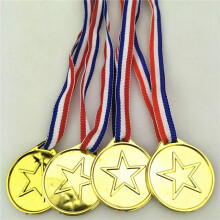 120-Pack Guld Plast Vinnare Medaljer Award Medaljer för Barn - Perfekt för Sport, Tävling och Festfavoriter