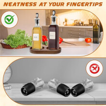 Wood Salt and Pepper Grinder Mill Tray, Elegant Kitchen Accessory for Spices and Condiments