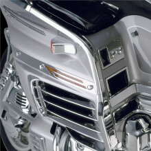 1Pair Chrome Fairing Trim Upper Strips for Gold Wing GL1500 GL1500A L1500SE 1988-2000 Motorcycle Fairing Trim