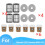 14 Pcs for  X70 / DEM-X70 Sweeping Accessories Mop Filter Dust Bags 3