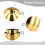 1pcs  Egg-Shaped Toothpick Jar Electroplating Plastic Toothpick Box Storage Box Ornaments Home Decoration 5