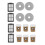 14 Pcs for  X70 / DEM-X70 Sweeping Accessories Mop Filter Dust Bags 8