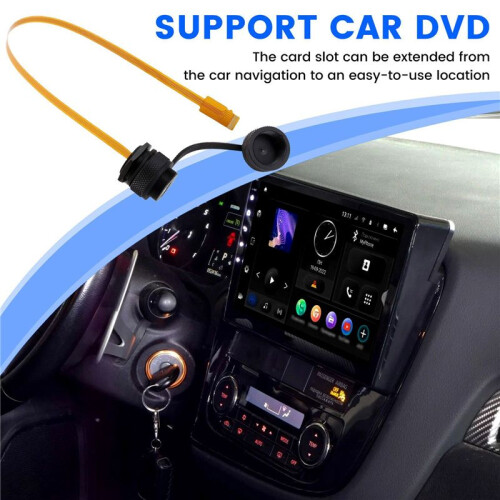 10X for Micro- Card IP67 Extension Cable Micro- (TF) Card Flex Extender FPC Waterproof Cable 1