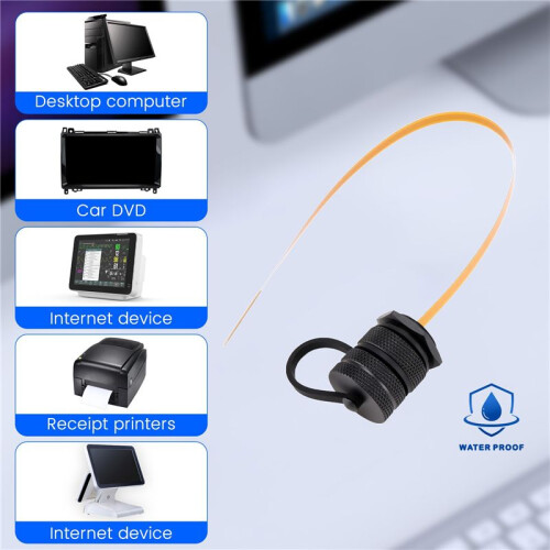 10X for Micro- Card IP67 Extension Cable Micro- (TF) Card Flex Extender FPC Waterproof Cable 2