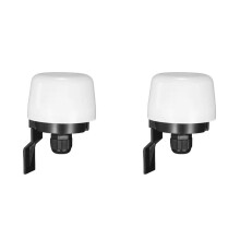 2X IP65 220-240V/AC10A Lichtsteuerung Fotosensor Automatischer Fotozellenschalter für Straßenlaternen
