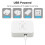 5X Tuya Zigbee Human Presence Detector with Holder Human Body PIR Sensor MmWave  Microwave Motion Sensor Detect 4