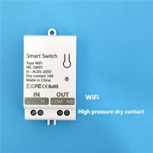 3X Tuya WiFi Dry Contact Module 10A Home Universal DIY Breaker Relay Work with Life Alexa AC 85-265V