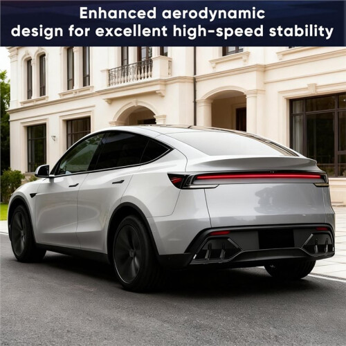 Rear Bumper Diffuser Lip for  Model Y Juniper 2025 2026 Rear Bumper Spoiler  Fin Performance Style Splitter 2