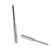 60 Pcs Two Flutes Straight End Mills Straight Slot Bit Wood Cutter Two Double Flute Bits 3.175X2X17Mm for CNC Router