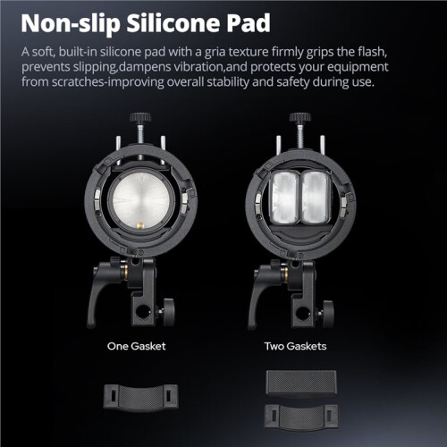 S3 Bowens Mount Flash S-Type Holder Bracket for  V1 V860 AD200 AD100PRO AD300PRO Speedlite Flash Snoot Softbox