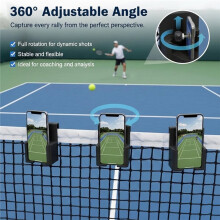 Tennis Camera Mount Tennis Net Camera Mount Net & Fence Clip Fixed Tenni Net Mount for Match Recording Training A
