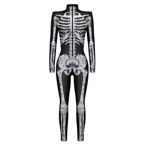 3D-Skelett-Cosplay-Body aus Polyester, schmal geschnitten