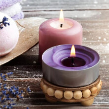 Wooden Round Cup Holder, Aromatherapy Base Stand, American-Style Dessert Display Rack, Tiered Tray Decoration