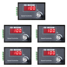 5X PWM Motor Speed Controller 6-60V 30A with Digital Display & Robust PCB - Perfect for Various Machines