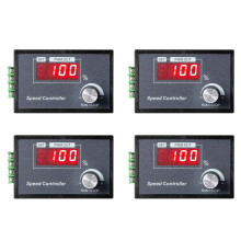 4X PWM Motor Speed Controller 6-60V 30A with Digital Display & Robust PCB - Perfect for Various Machines